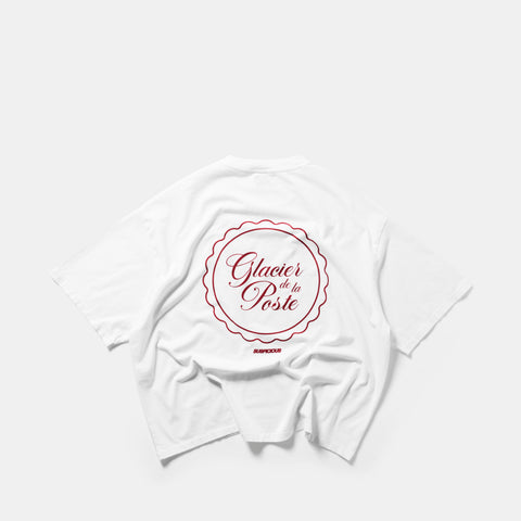 Glacier de la Poste x Suspicious / Glacier de la Poste x Suspicious Tee - White