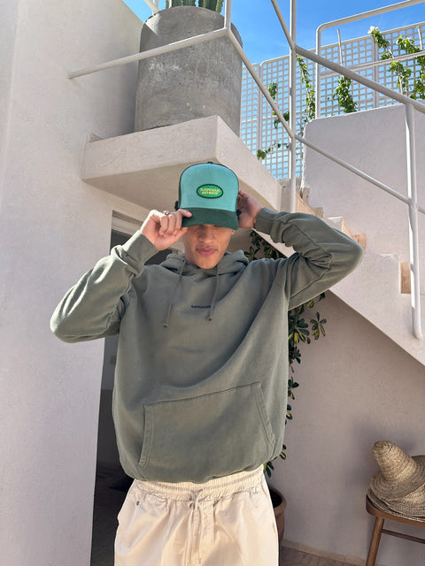 The Essentials Corduroy Cap - Green
