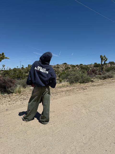 Buongiorno / Dolce Far Niente Hoodie - Dark Blue