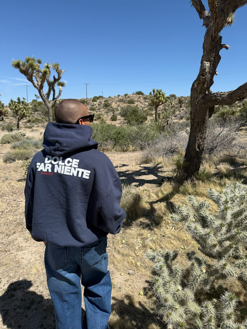 Buongiorno / Dolce Far Niente Hoodie - Dark Blue