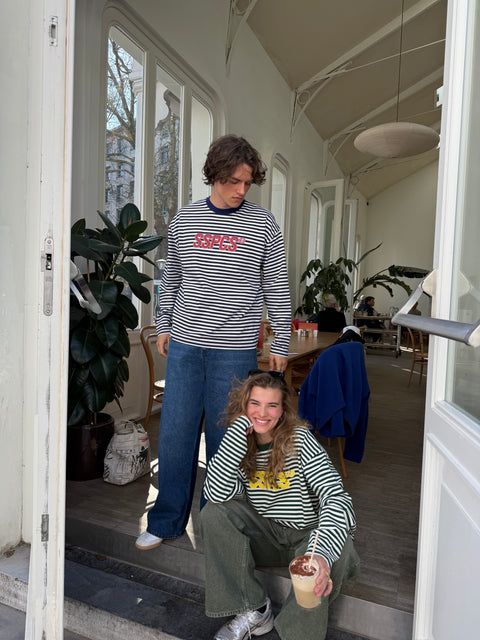 The SSPCS Striped Longsleeve - Green Yellow