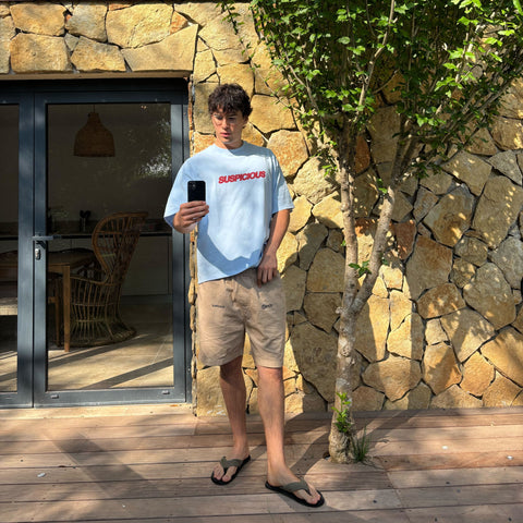 Summer / The Triple Twill Shorts - Natural