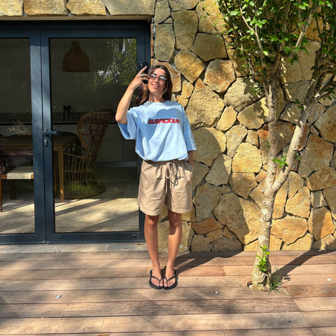 Summer / The Triple Twill Shorts - Natural