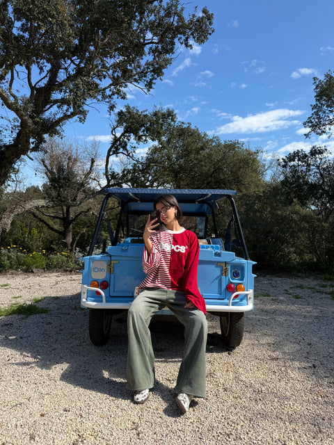 Buongiorno / SSPCS Split Longsleeve - Ruby