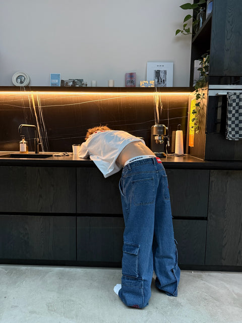 Polkaline / Suspicious Pocket Jeans - Blue