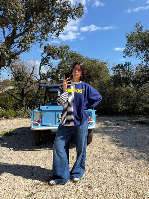 PL / SSPCS Split Longsleeve - Dark Blue