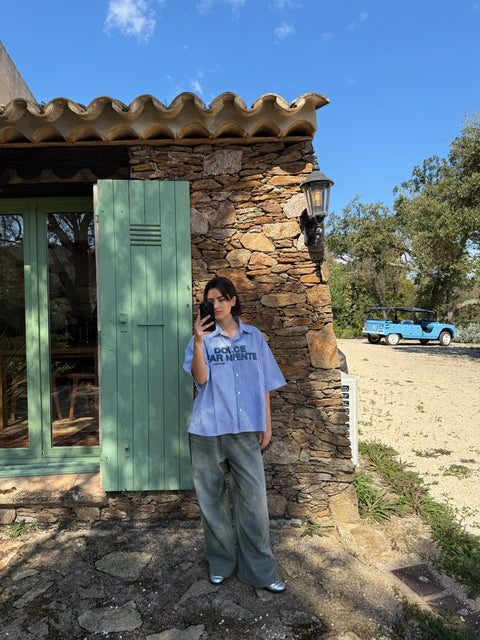 Buongiorno / Dolce Far Niente Dual Shortsleeve Shirt - Dark Blue