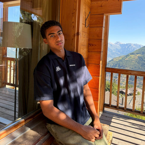 Fall / Offset Cotton Polo - Nightfall