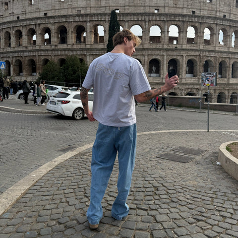 The Triple Tee - Neutral Heather