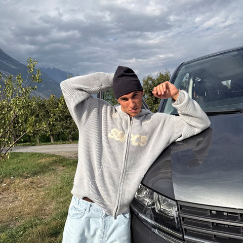 Fall / SSPCS Club Vintage Zip-Up - Neutral Heather