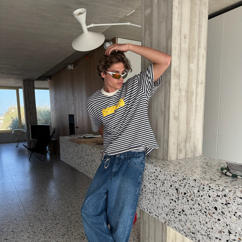 EoS / The SSPCS Striped Tee - Dark Blue