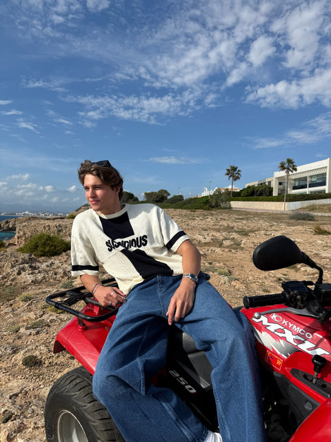 Football / Knitted Football Jersey - Natural Nightfall