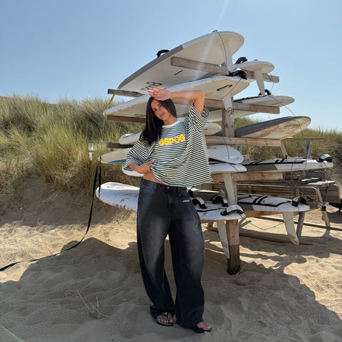 EoS / The SSPCS Striped Tee - Forest Green