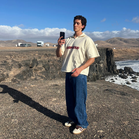 Football / Icon Knitted Polo - Soft Dune