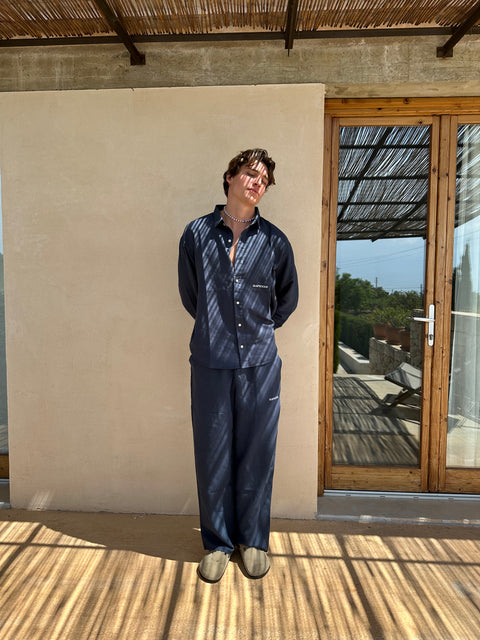 C&L / Essentials Linen Pants - Coastal Blue