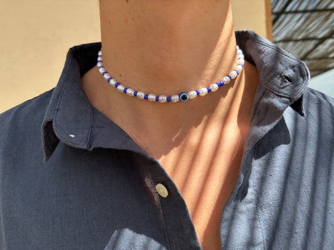 Spring / Beads Necklace - Nightfall