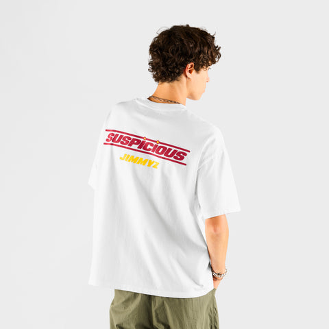 Jimmyz x Suspicious / Jimmyz x Suspicious Tee - White