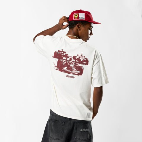 Racer / Karting Club Tee - Natural