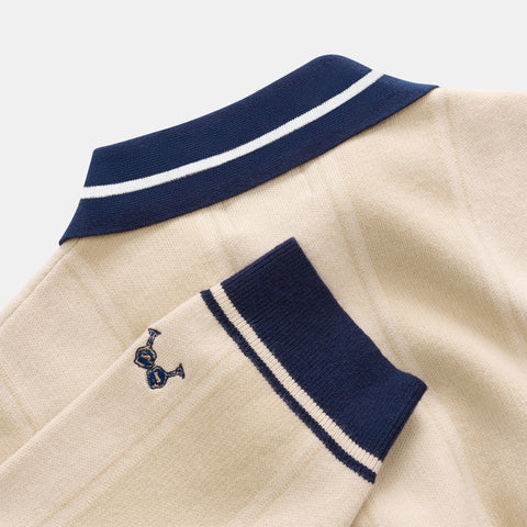 Winter4 / Kasteel Longsleeve Knitted Polo - Washed Clay