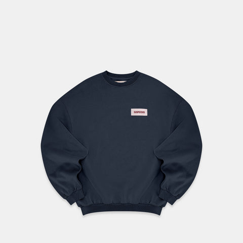 Buongiorno / Label Crewneck - Dark Blue