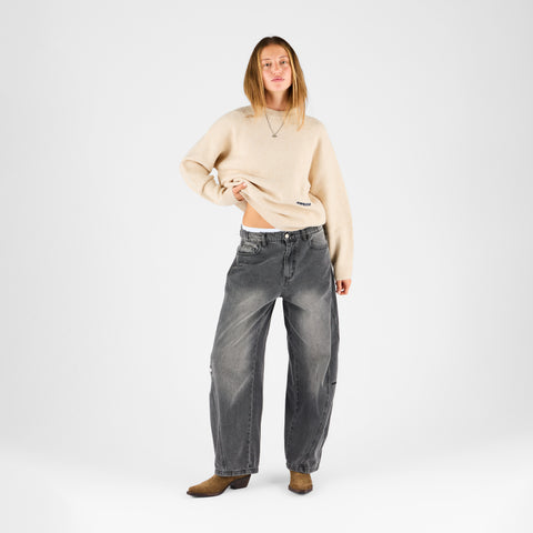 Winter 1 / Landscape Knitted Sweat - Dune