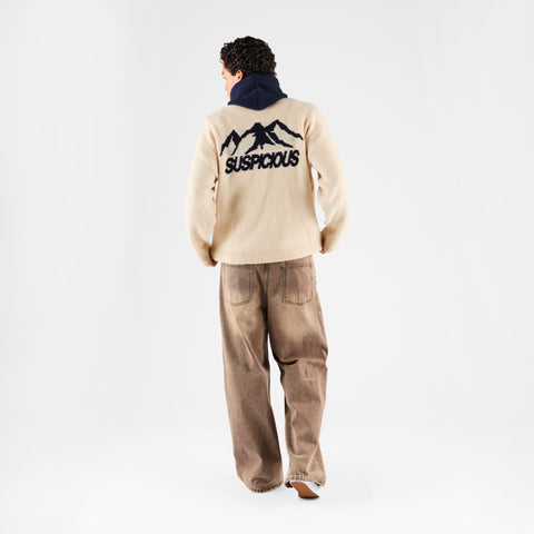 Winter 1 / Landscape Knitted Sweat - Dune