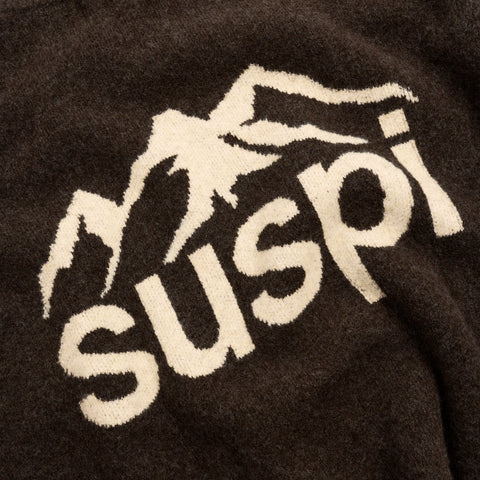 PL / Landscape Knitted Sweat - Espresso