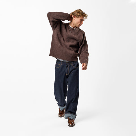 PL / Landscape Knitted Sweat - Espresso