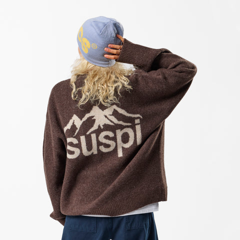 PL / Landscape Knitted Sweat - Espresso