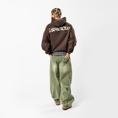 Leopard / Leopard Base Hoodie - Espresso