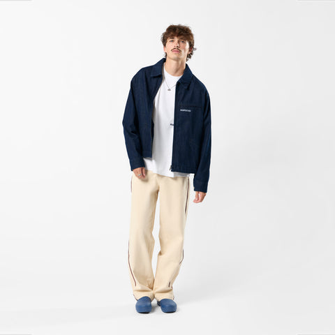 Lola Denim Zip-Up Jacket - Indigo