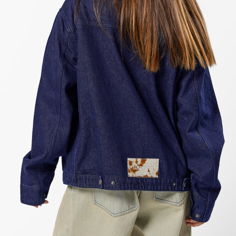 PL / Lola Denim Zip-Up Jacket - Indigo