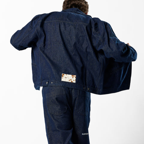 Lola Denim Zip-Up Jacket - Indigo