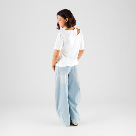 Core / Mark W Double Tee - White