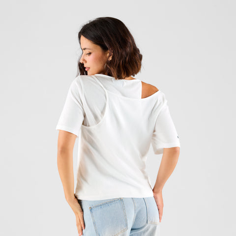 Core / Mark W Double Tee - White