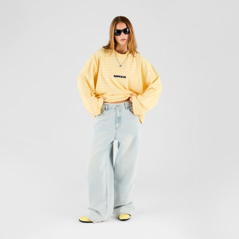 Summer Breeze / Mirror Striped Longsleeve - Butter