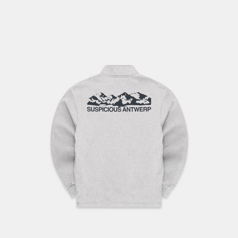 The Landscape Half-Zip Crewneck - Heather
