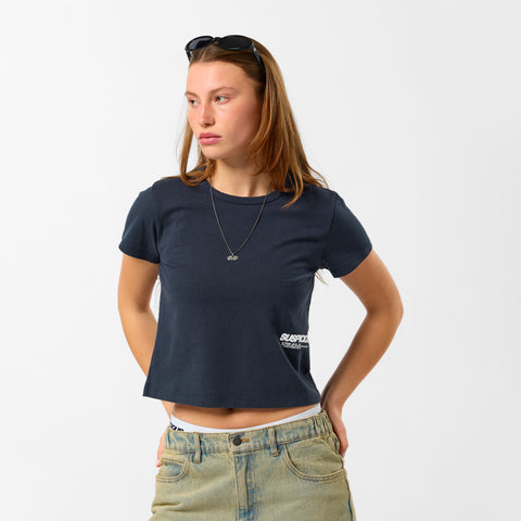 +351 Cotton / New Essentials Baby Tee - Nightfall