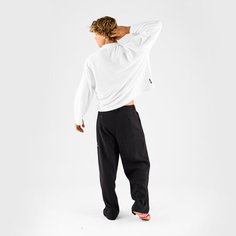 +351 Cotton / New Essentials Waffle Longsleeve - White