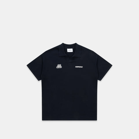 Fall / Offset Cotton Polo - Nightfall