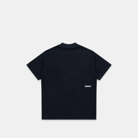 Fall / Offset Cotton Polo - Nightfall