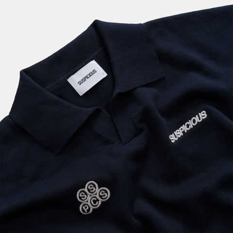 Fall / Offset Cotton Polo - Nightfall