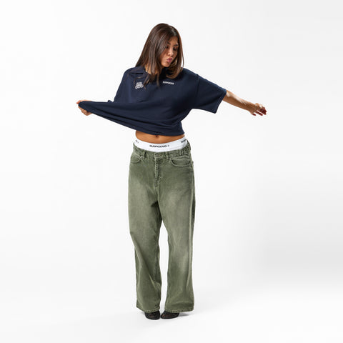 Fall / Offset Cotton Polo - Nightfall