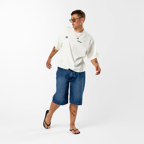 Summer / Offset Tee - Natural