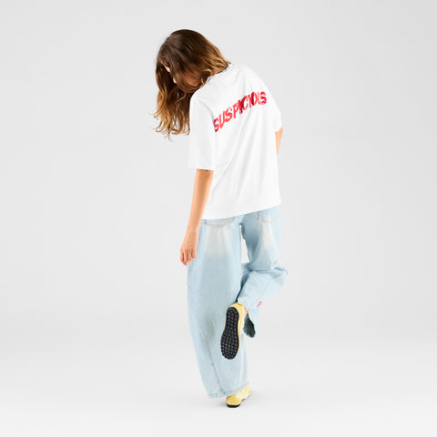 Bestsellers GTD / Paint Brush Tee - White & Red