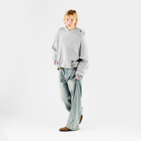 Winter 2 / Painter Hoodie - Heather Grey