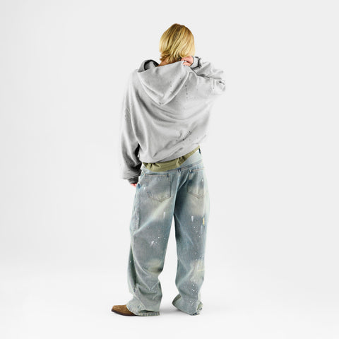 Winter 2 / Painter Hoodie - Heather Grey