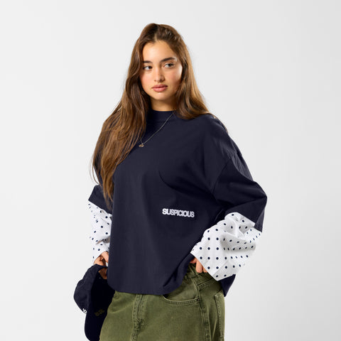 Polkaline / Polka Layered Longsleeve - Nightfall