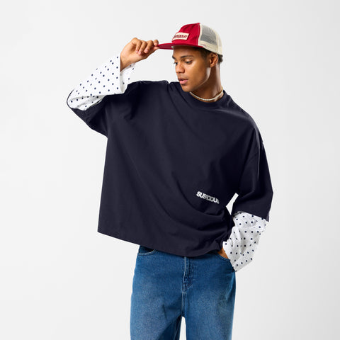 Polkaline / Polka Layered Longsleeve - Nightfall