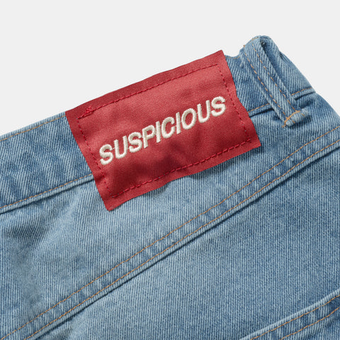 Suspicious Cowboys / Red Star Barrel Jeans - Washed Blue